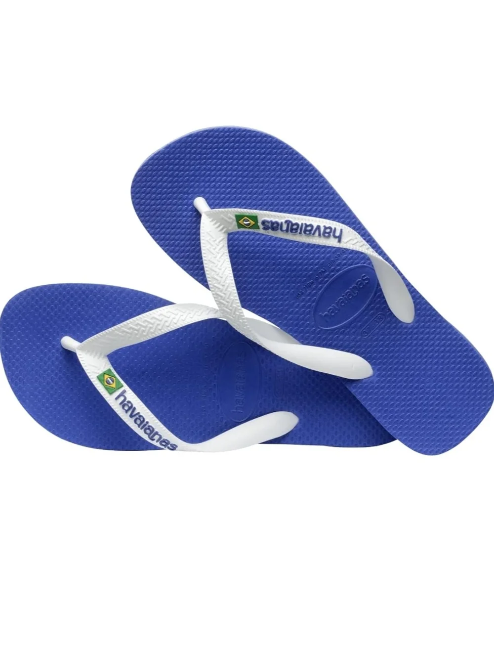 Havaianas Blue Brazil Flip Flops Size 9/10
